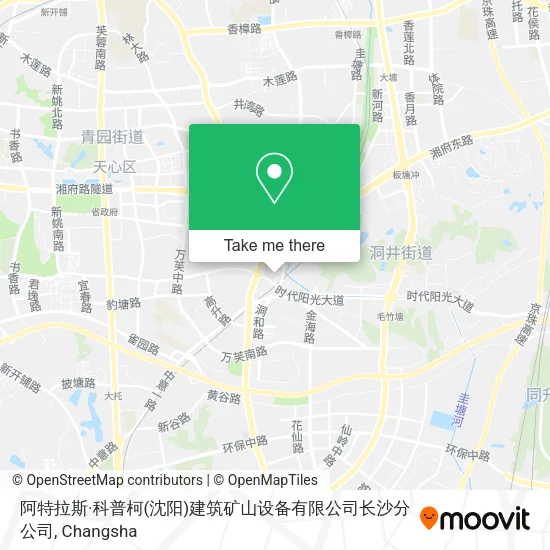 阿特拉斯·科普柯(沈阳)建筑矿山设备有限公司长沙分公司 map