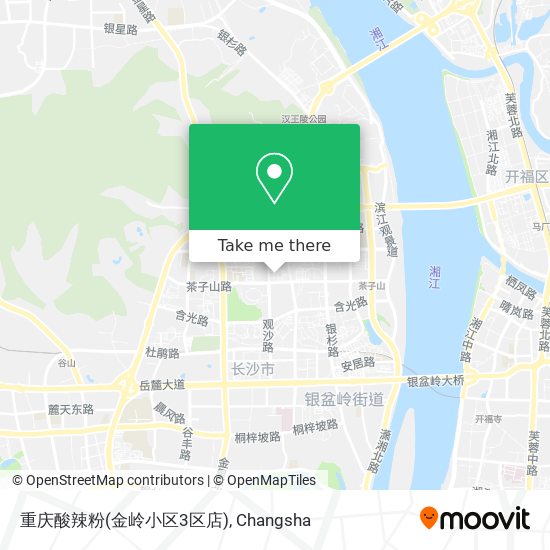 重庆酸辣粉(金岭小区3区店) map