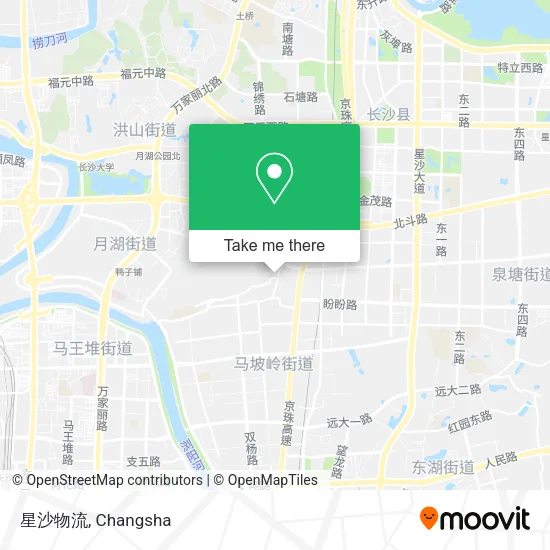 星沙物流 map