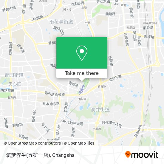 筑梦养生(五矿一店) map