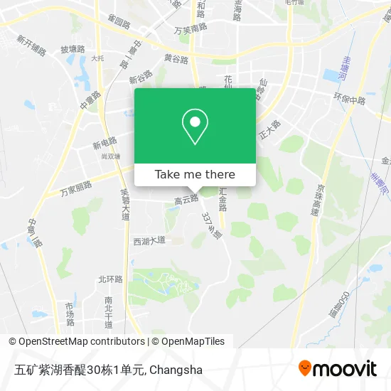 五矿紫湖香醍30栋1单元 map