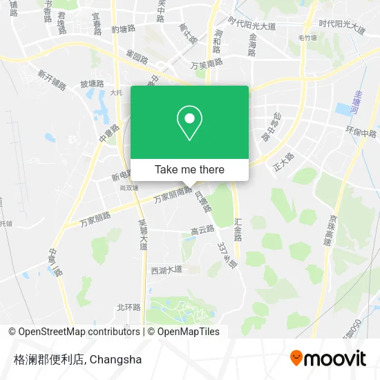 格澜郡便利店 map