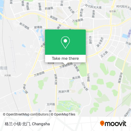 格兰小镇-北门 map