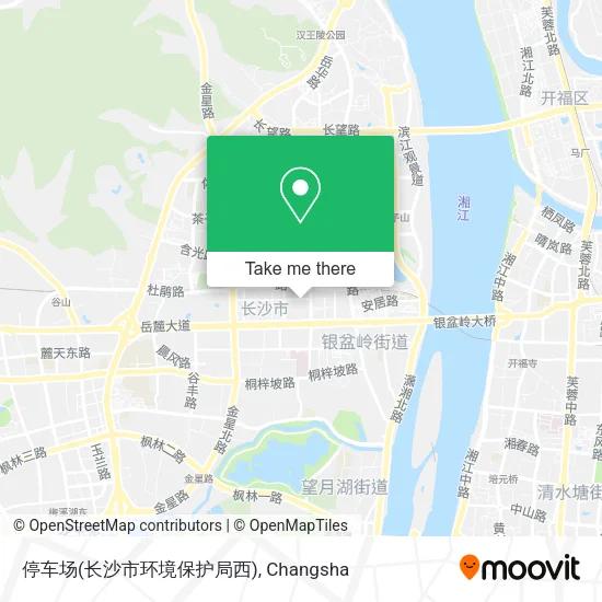 停车场(长沙市环境保护局西) map