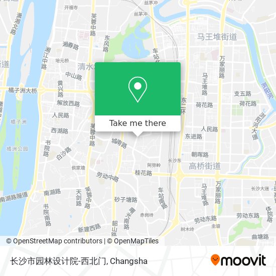 长沙市园林设计院-西北门 map