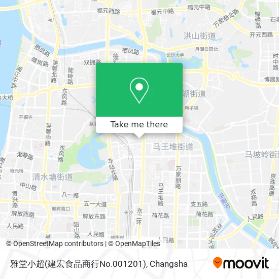 雅堂小超(建宏食品商行No.001201) map