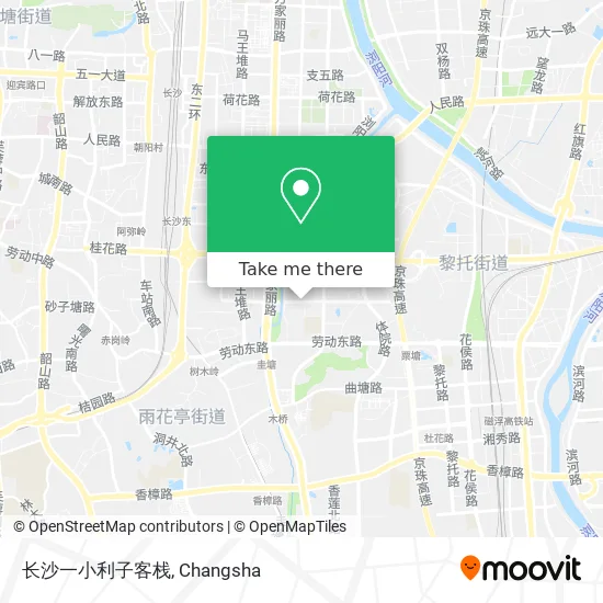 长沙一小利子客栈 map