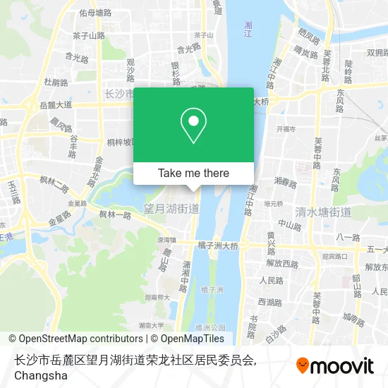 长沙市岳麓区望月湖街道荣龙社区居民委员会 map