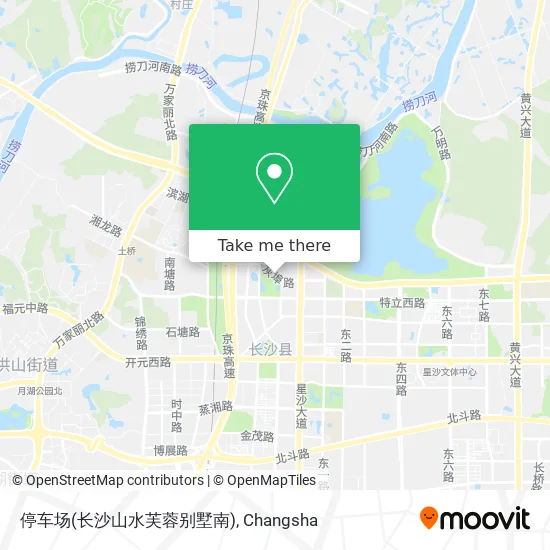 停车场(长沙山水芙蓉别墅南) map