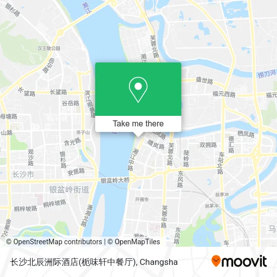长沙北辰洲际酒店(栀味轩中餐厅) map