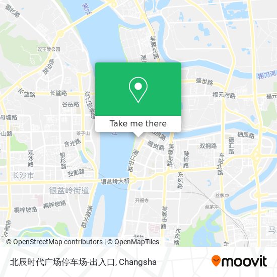 北辰时代广场停车场-出入口 map