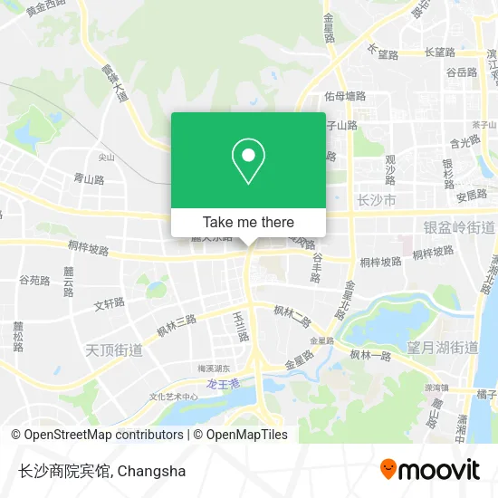 长沙商院宾馆 map