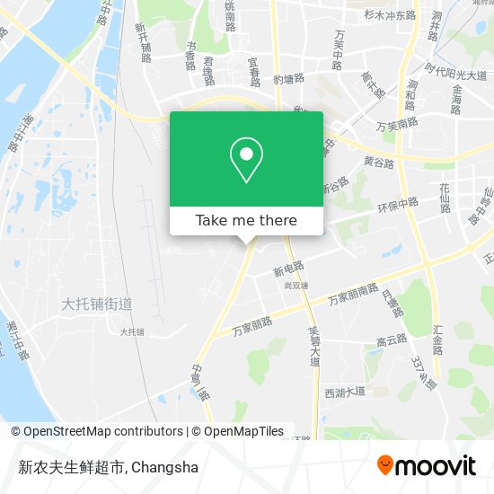 新农夫生鲜超市 map
