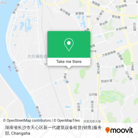 湖南省长沙市天心区新一代建筑设备租赁(销售)服务部 map