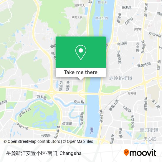 岳麓靳江安置小区-南门 map