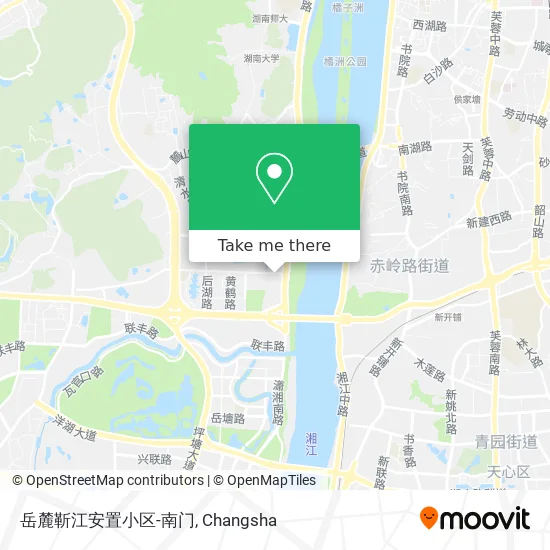 岳麓靳江安置小区-南门 map