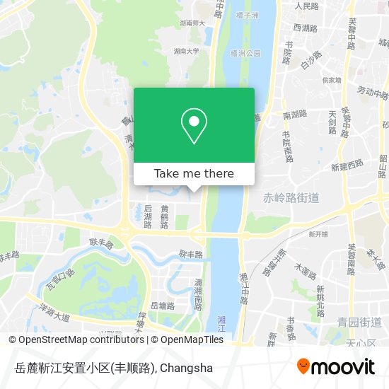 岳麓靳江安置小区(丰顺路) map