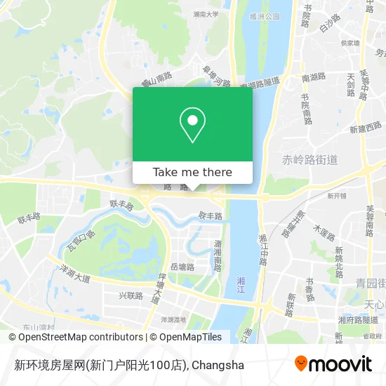 新环境房屋网(新门户阳光100店) map