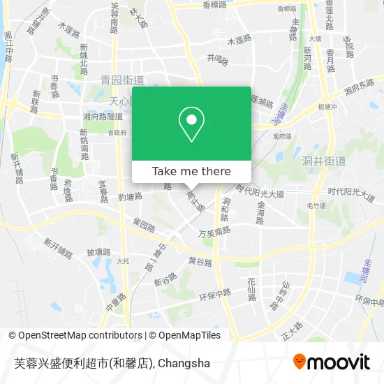 芙蓉兴盛便利超市(和馨店) map