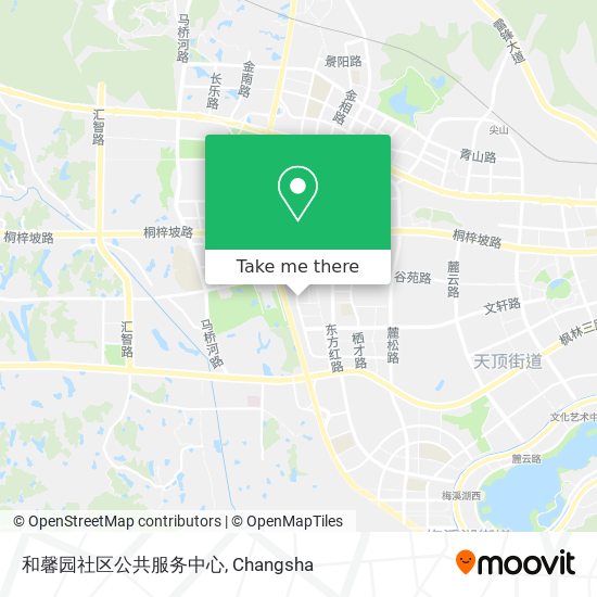 和馨园社区公共服务中心 map