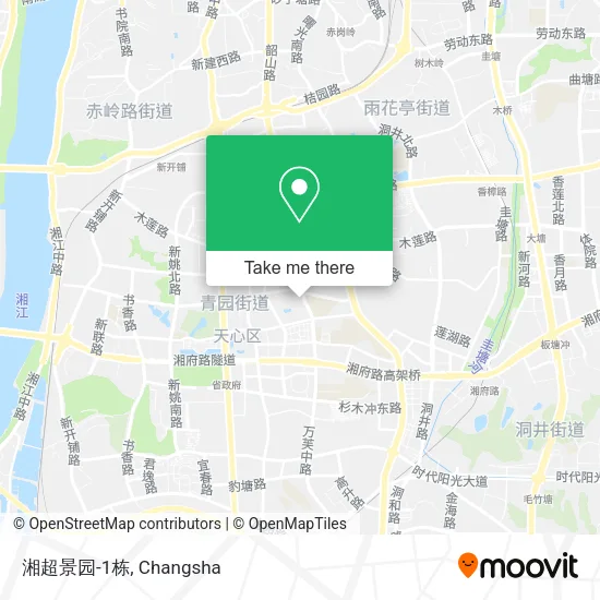 湘超景园-1栋 map