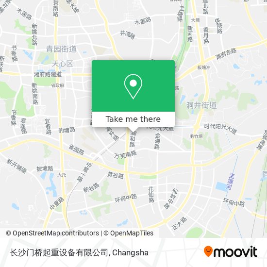 长沙门桥起重设备有限公司 map