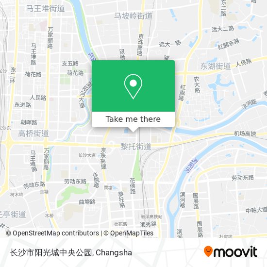 长沙市阳光城中央公园 map