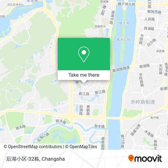 后湖小区-32栋 map