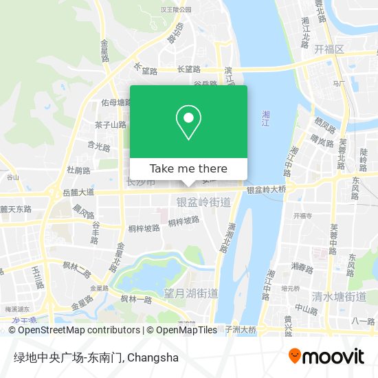 绿地中央广场-东南门 map