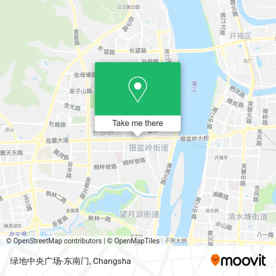 绿地中央广场-东南门 map