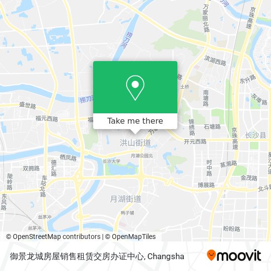 御景龙城房屋销售租赁交房办证中心 map