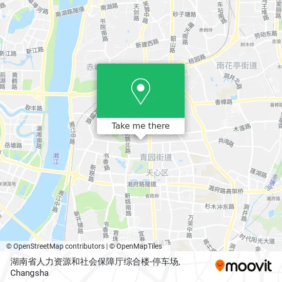 湖南省人力资源和社会保障厅综合楼-停车场 map
