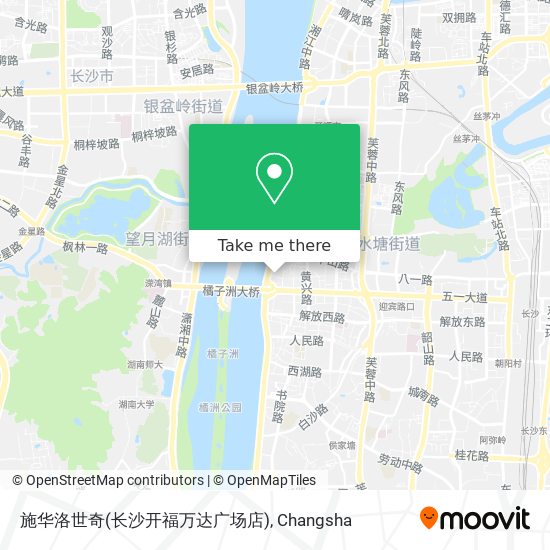 施华洛世奇(长沙开福万达广场店) map
