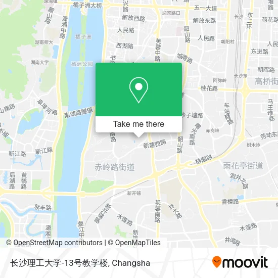 长沙理工大学-13号教学楼 map
