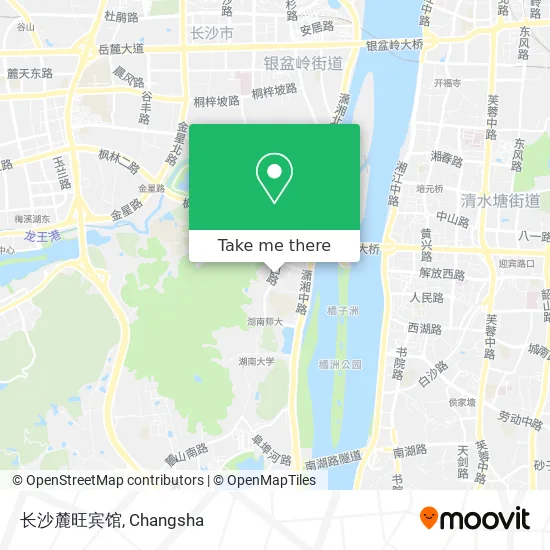 长沙麓旺宾馆 map