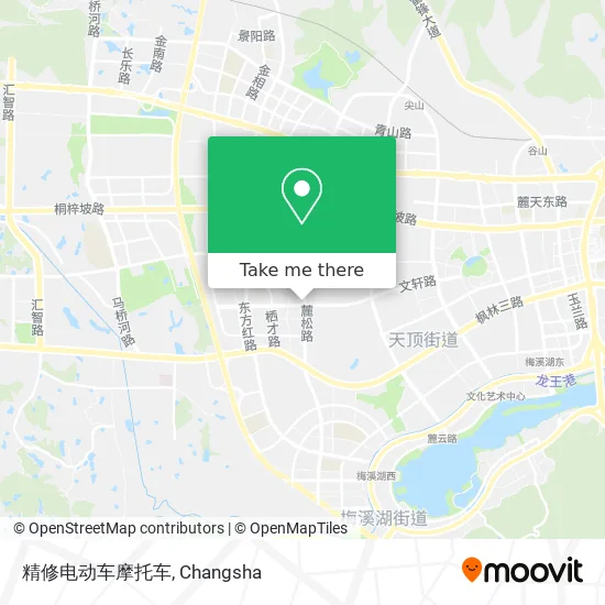 精修电动车摩托车 map