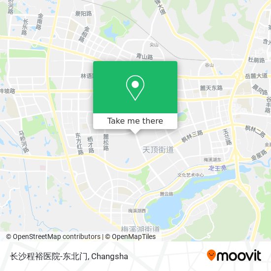 长沙程裕医院-东北门 map