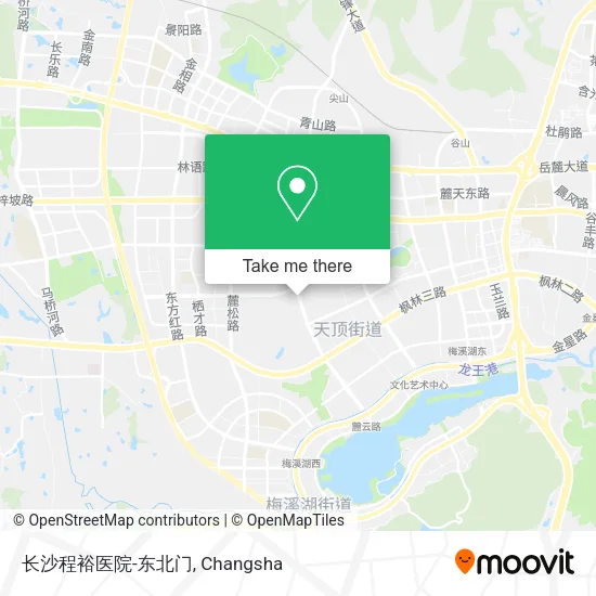 长沙程裕医院-东北门 map