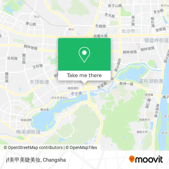 jf美甲美睫美妆 map