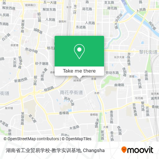 湖南省工业贸易学校-教学实训基地 map