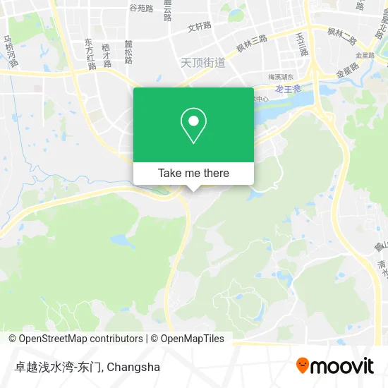 卓越浅水湾-东门 map