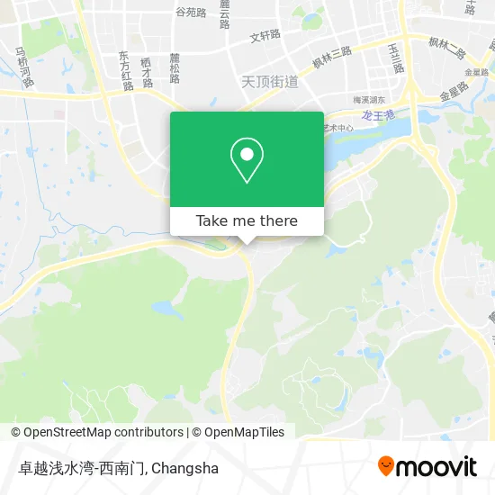卓越浅水湾-西南门 map