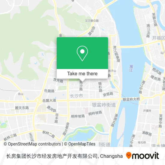 长房集团长沙市经发房地产开发有限公司 map