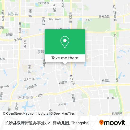 长沙县泉塘街道办事处小牛津幼儿园 map