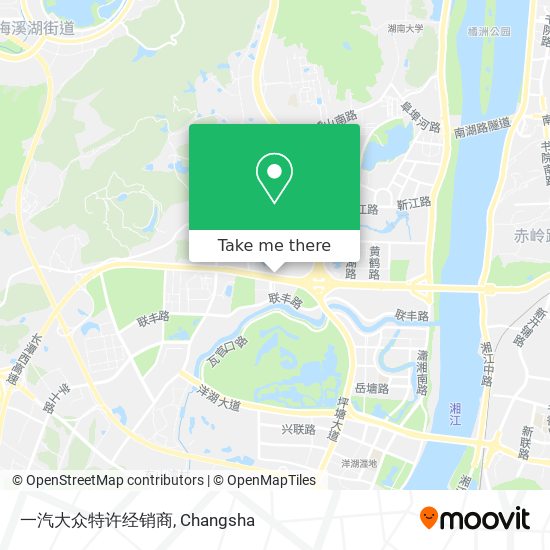 一汽大众特许经销商 map