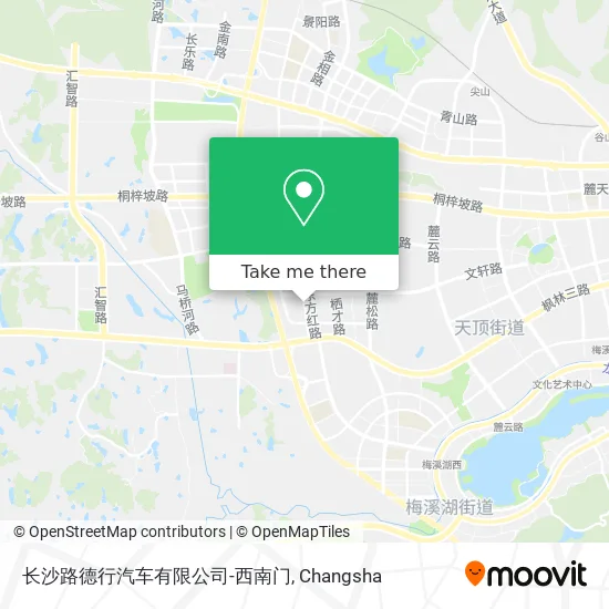 长沙路德行汽车有限公司-西南门 map