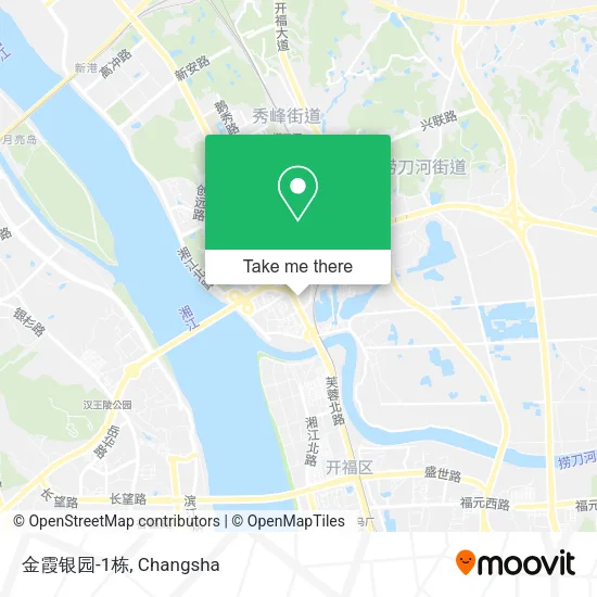 金霞银园-1栋 map