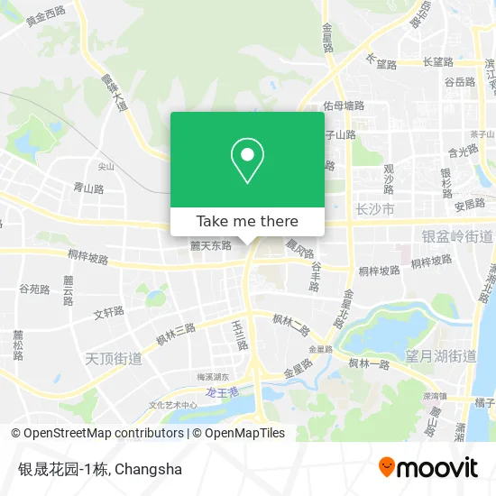 银晟花园-1栋 map