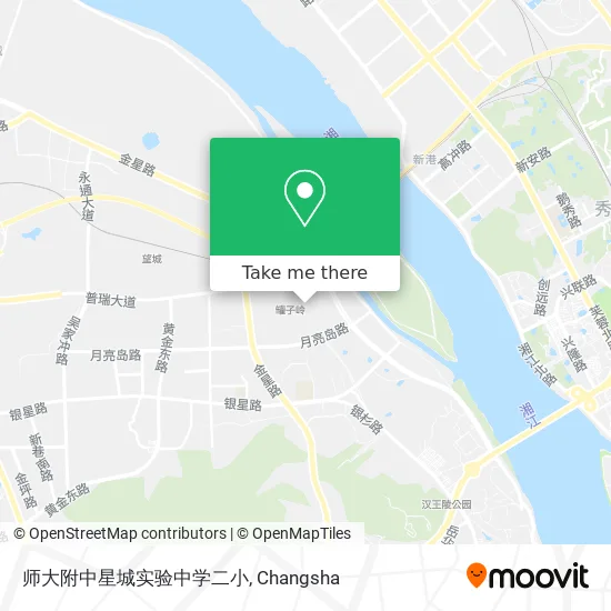 师大附中星城实验中学二小 map