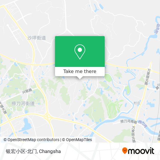 银宏小区-北门 map